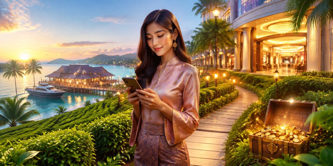 Pemain jackpot menggunakan peranti mudah alih dengan platform ong777